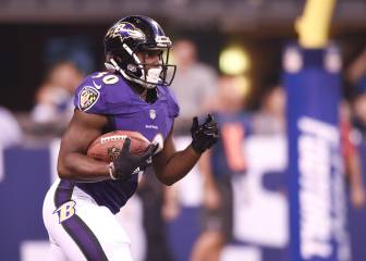 Kenneth Dixon se rompe y los Ravens buscan recambio