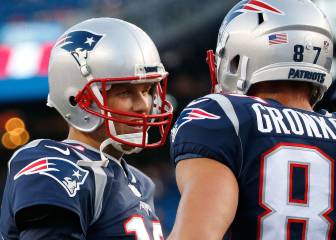 Tom Brady y Rob Gronkowski volvieron a jugar juntos