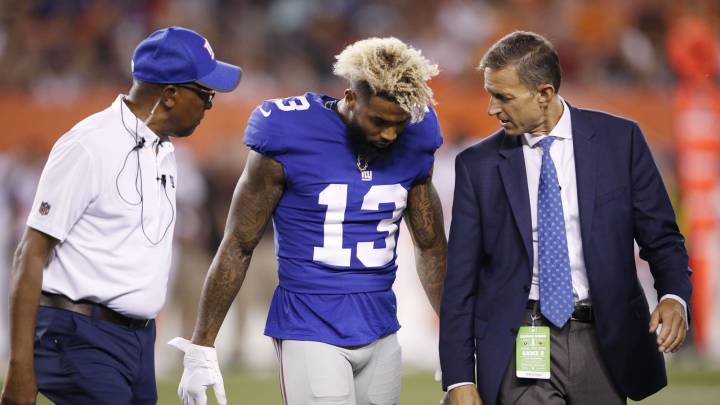 Odell Beckham podría perderse el inicio de temporada