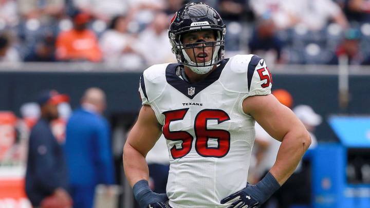 Brian Cushing afronta una sanción de 10 partidos por consumo de sustancias prohibidas.