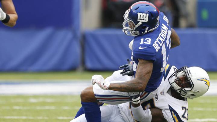 Odell Beckham se parte el tobillo y los Giants la temporada