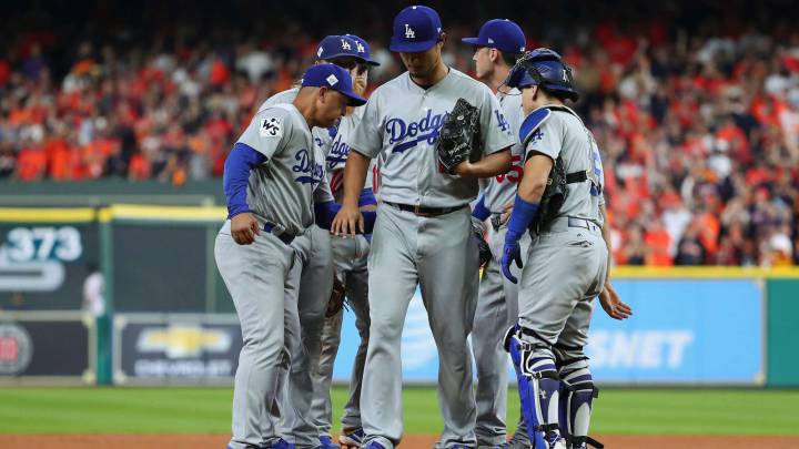 Yu Darvish tuvo una horrible actuación en su debut en las Series Mundiales con los Dodgers.