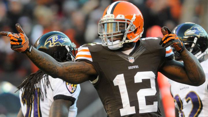 El WR de los Cleveland Browns lleva sin jugar desde el 2014 por abusar reiteradamente de sustancias prohibidas por la NFL. Podría debutar en la jornada 13.