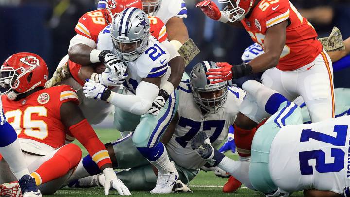 El poderío del juego de carrera de Dallas sumado al buen hacer de Terrance Williams por aire sirvió para que los Cowboys sumarán la quinta victoria del año.