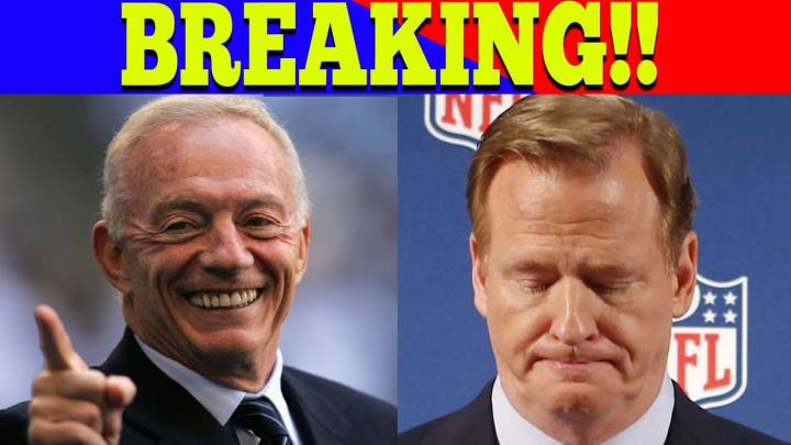 El comisionado de la NFL, Roger Goodell ve como el apoyo de los propietarios de franquicias de la liga baja, sobretodo Jerry Jones.