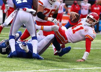 Los Chiefs pierden con los Giants en la sorpresa del año