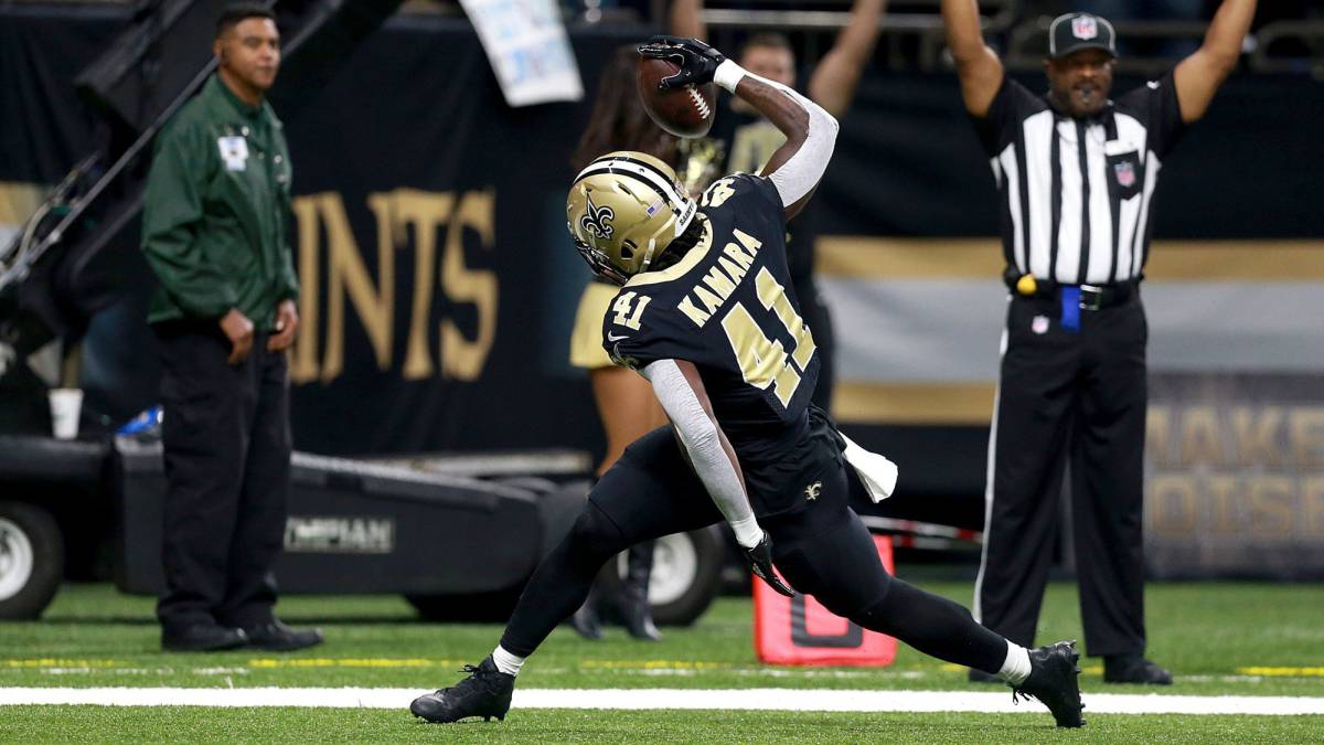La increíble pareja que forman Alvin Kamara y Mark Ingram es demasiado para unos Panthers lejos del nivel que marca su récord de 8 - 4.
