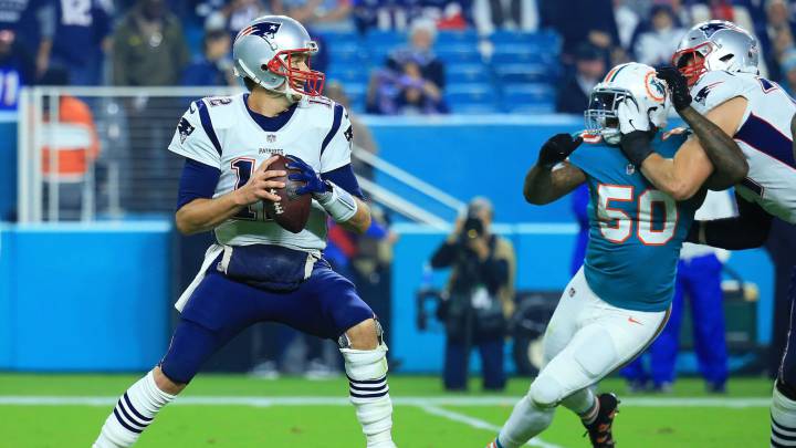 Los Dolphins asedian a Brady y sorprenden a los Patriots