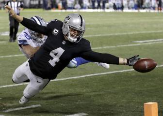 Carr sobre el fumble contra Dallas: