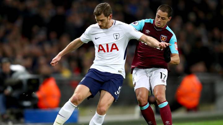 West Ham empata ante Tottenham con Javier 'Chicharito' Hernández de titular