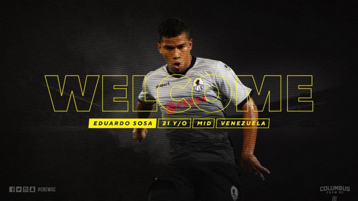 Otro criollo en la MLS: Eduardo Sosa fichó por el Columbus Crew