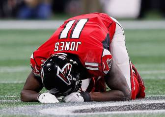 Alerta en Atlanta: Julio Jones no jugaría ante los Eagles