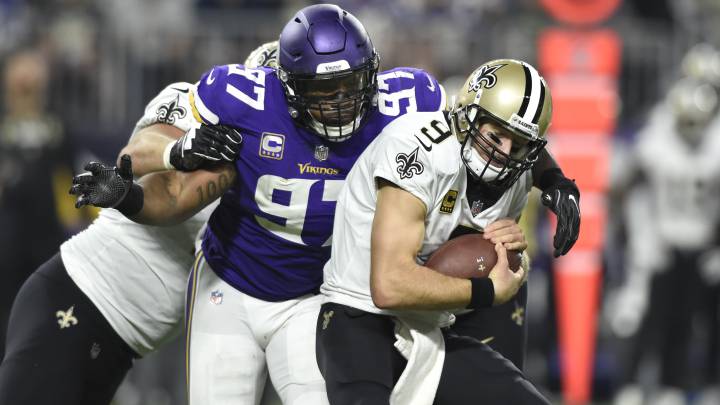 La defensiva de los Vikings, a prueba contra Brees