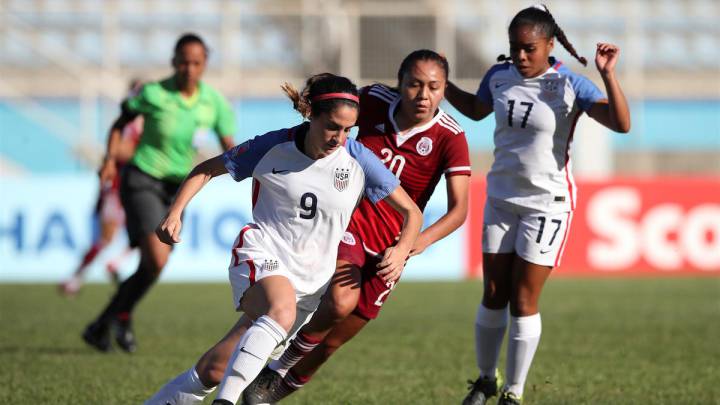 Estados Unidos arrebata liderato a México en Premundial Sub 20 Femenil