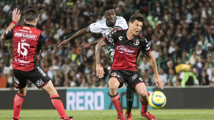 Santos se estrella con la muralla de Xolos en Torreón
