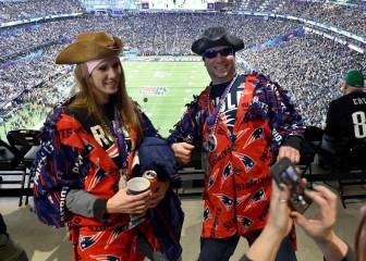 Las mejores imágenes de los fanáticos en el Super Bowl LII