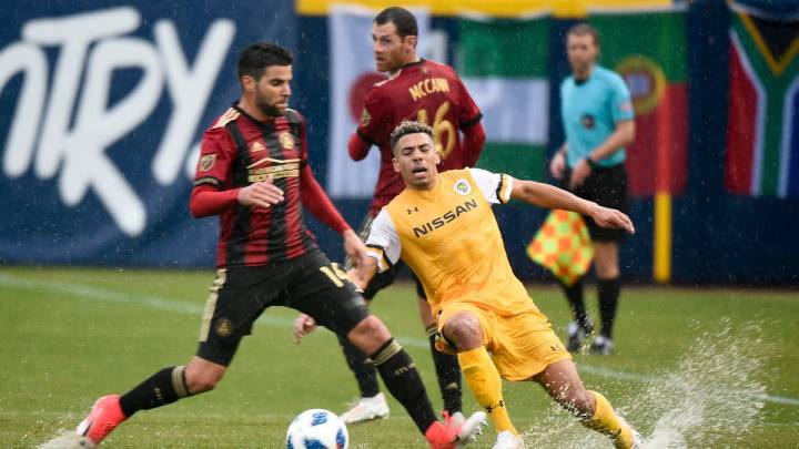 Ezequiel Barco debutó en el triunfo del Atlanta United frente a Nashville SC