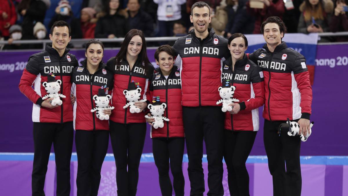 Canadá logra el oro en patinaje artístico por equipos; USA, bronce
