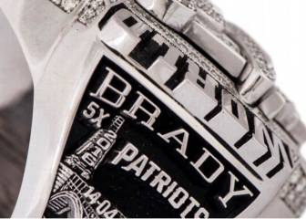 Anillo del SB LI de Tom Brady supera los 340 mil dólares