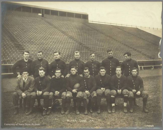 Equipo de futbol americano de 1909