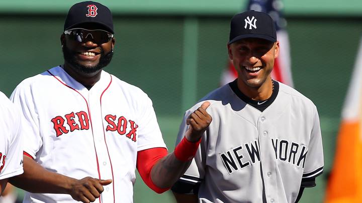David Ortiz y Derek Jeter