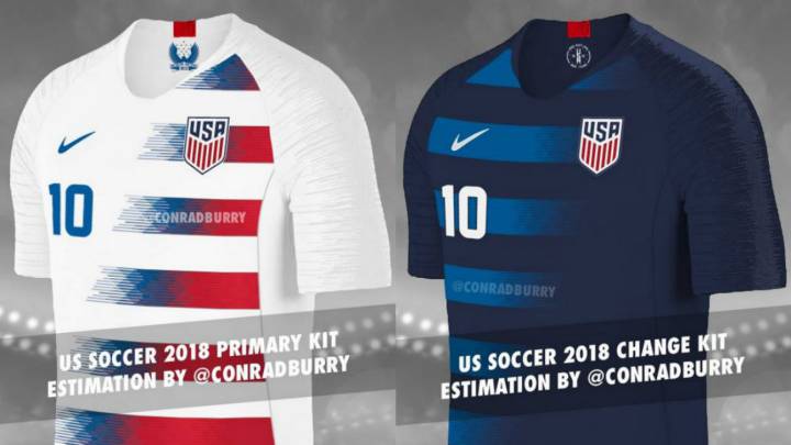 Filtran las nuevas camisas de la Selección de Estados Unidos
