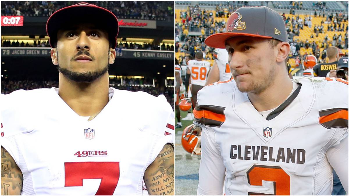Colin Kaepernick y Johnny Manziel