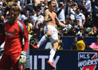 Las imágenes de la remontada del Galaxy en pies de Zlatan