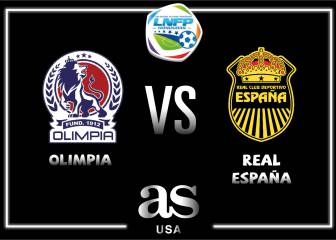 Olimpia - Real España: 2-2 Empate de último minuto.