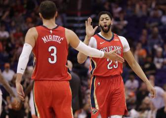 Anthony Davis y Nikola Mirotic pasan el rodillo a los Spurs