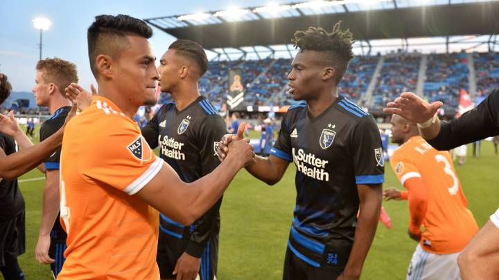 Hyka rescató el empate para los Quakes ante Houston Dynamo