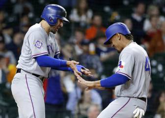 Rangers derrotan a Astros en diez entradas... de nuevo