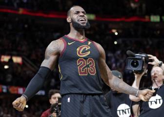 ¡Bestial LeBron! ¡44, tapón a Oladipo y triple ganador!