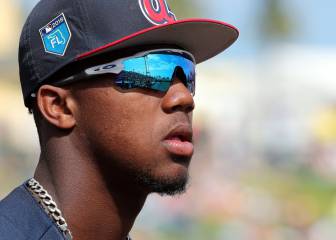 Ronald Acuña conecta su primer home run con los Braves