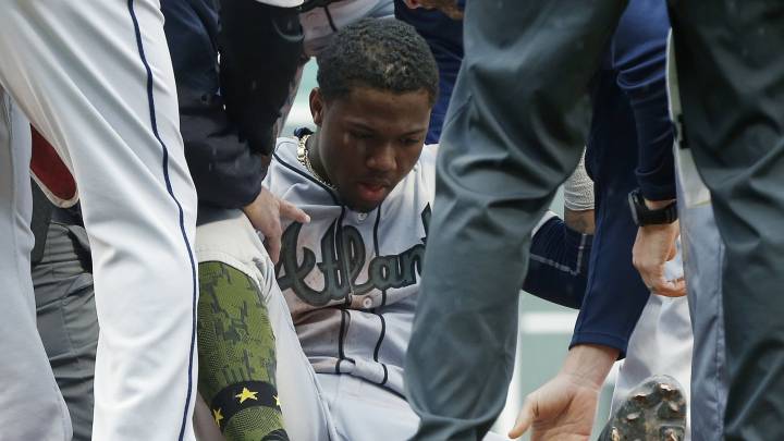 Ronald Acuña Jr. respira y seguirá jugando en 2018