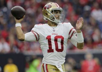 Jimmy Garoppolo y sus dificultades en la zona roja