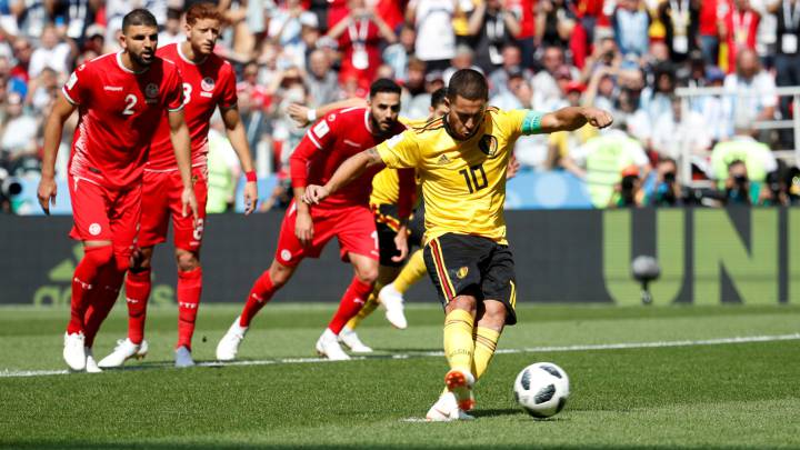 Eden Hazard, jugador de la selección de Bélgica