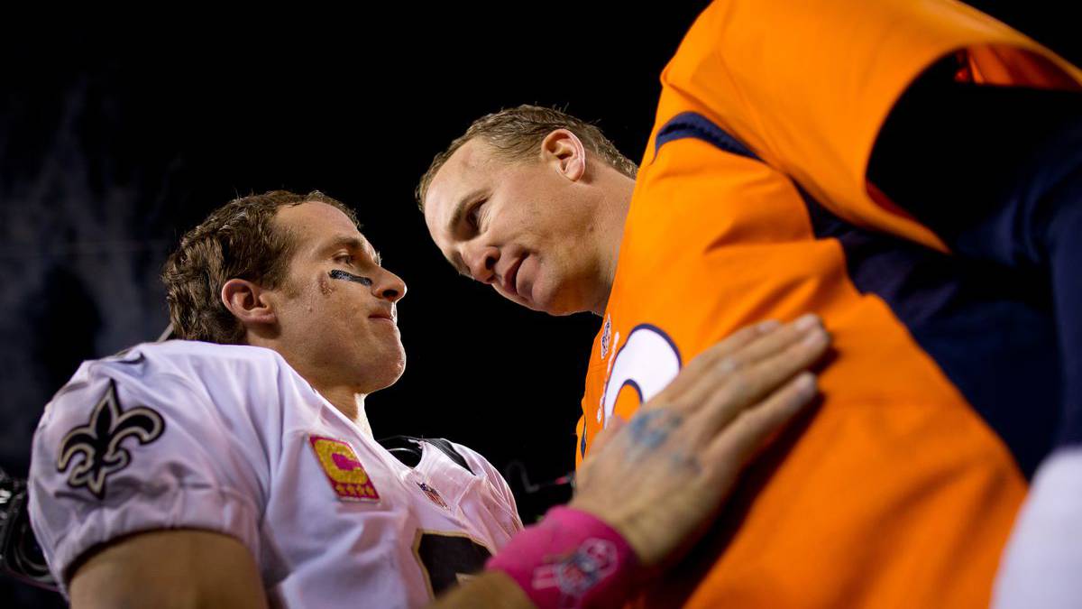 Manning: Drew Brees merece el récord de yardas por pase