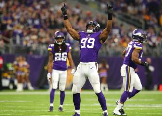 Danielle Hunter, otra estrella millonaria de los Vikings