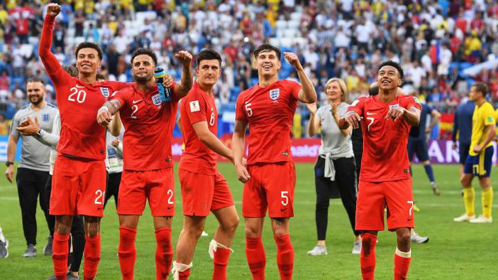 Inglaterra en Rusia 2018