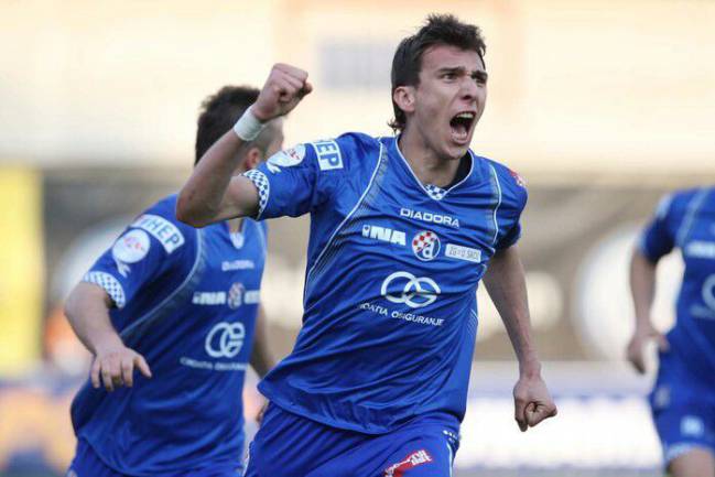 Mandzukic en sus tiempos con el Dinamo de Zagreb.