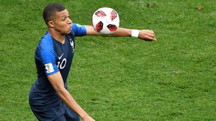 Mbappé es el tercer jugador más joven en jugar una final
