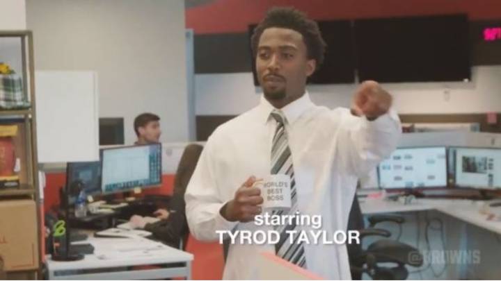 Landry y Taylor protagonizan parodia de 'The Office'