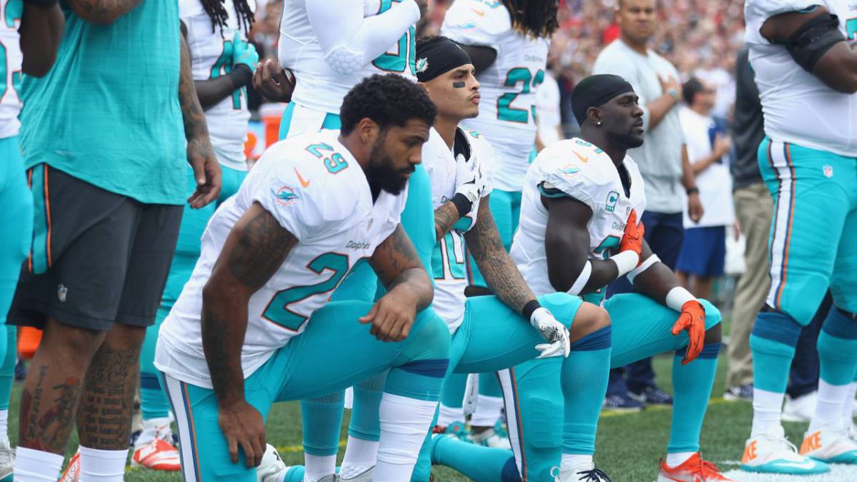 Dolphins plantean suspender a jugadores que protesten