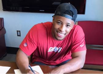 Saquon Barkley ya es oficialmente parte de los Giants