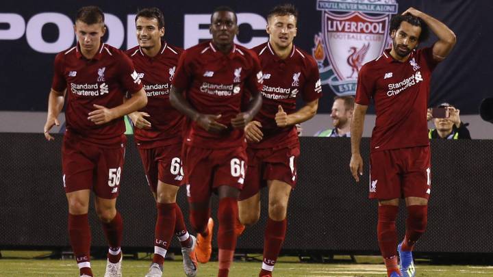 Mohamed Salah y Mané, quienes ingresaron en la segunda parte, le dieron la victoria al cuadro dirigido por Jurgen Klopp en la International Champions Cup