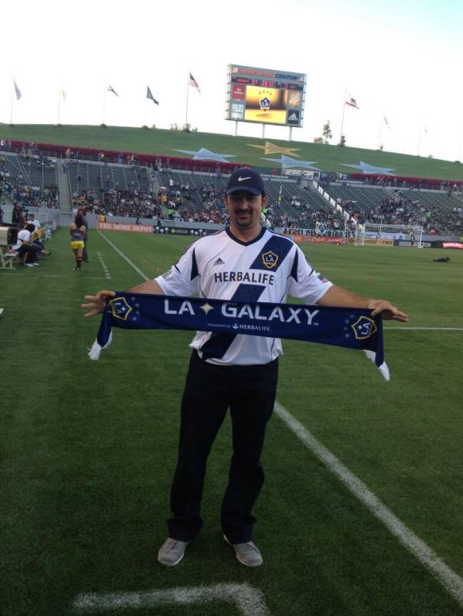 El día que 'El Titán' presumió los colores del LA Galaxy