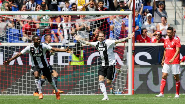 Juventus derrota a Benfica previo al All Star Game de la MLS
