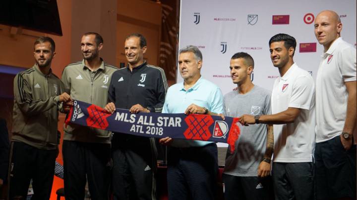 Allegri y Martino, encantandos con el MLS All-Star Game