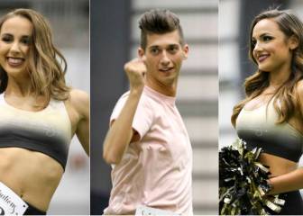 Saints presumen a su nuevo equipo de porristas mixto